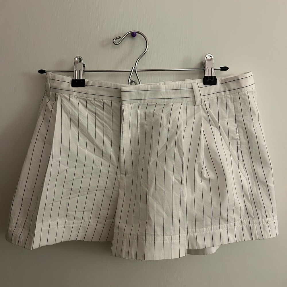 NWT Zara shorts!! Blue and white striped and size small